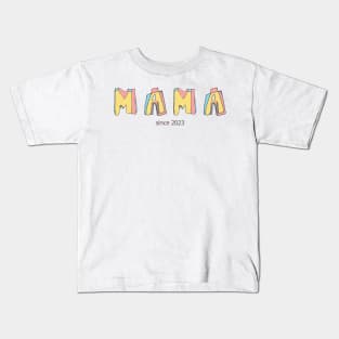 Mama since 2023 Kids T-Shirt